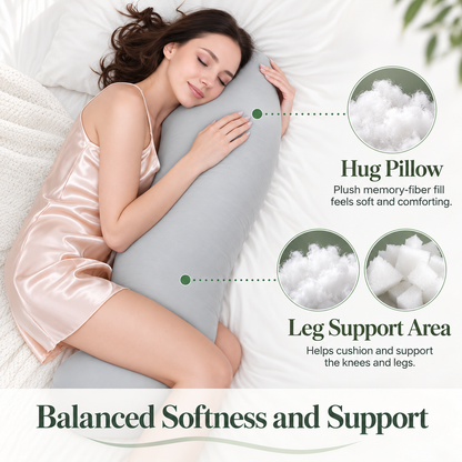 Hip-Align Side Sleeper Support Pillow