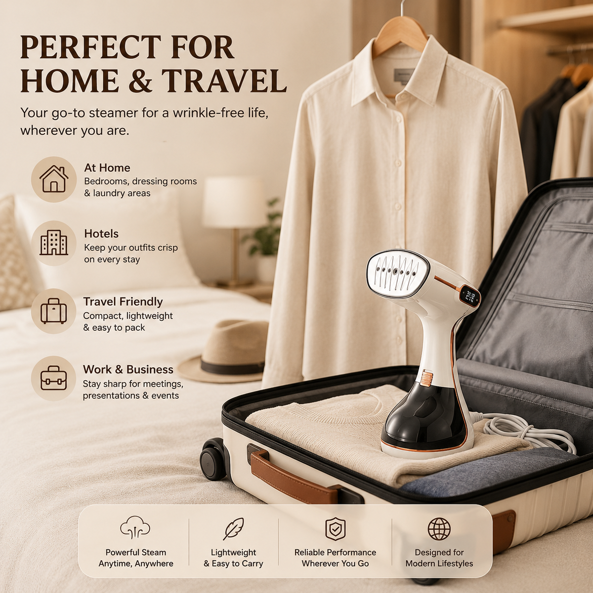 Premium Handheld Garment Steamer