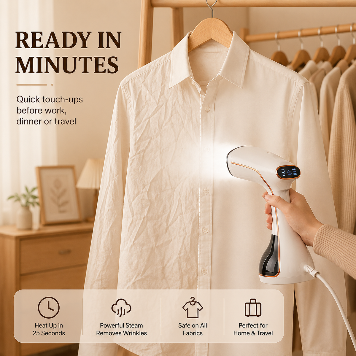 Premium Handheld Garment Steamer
