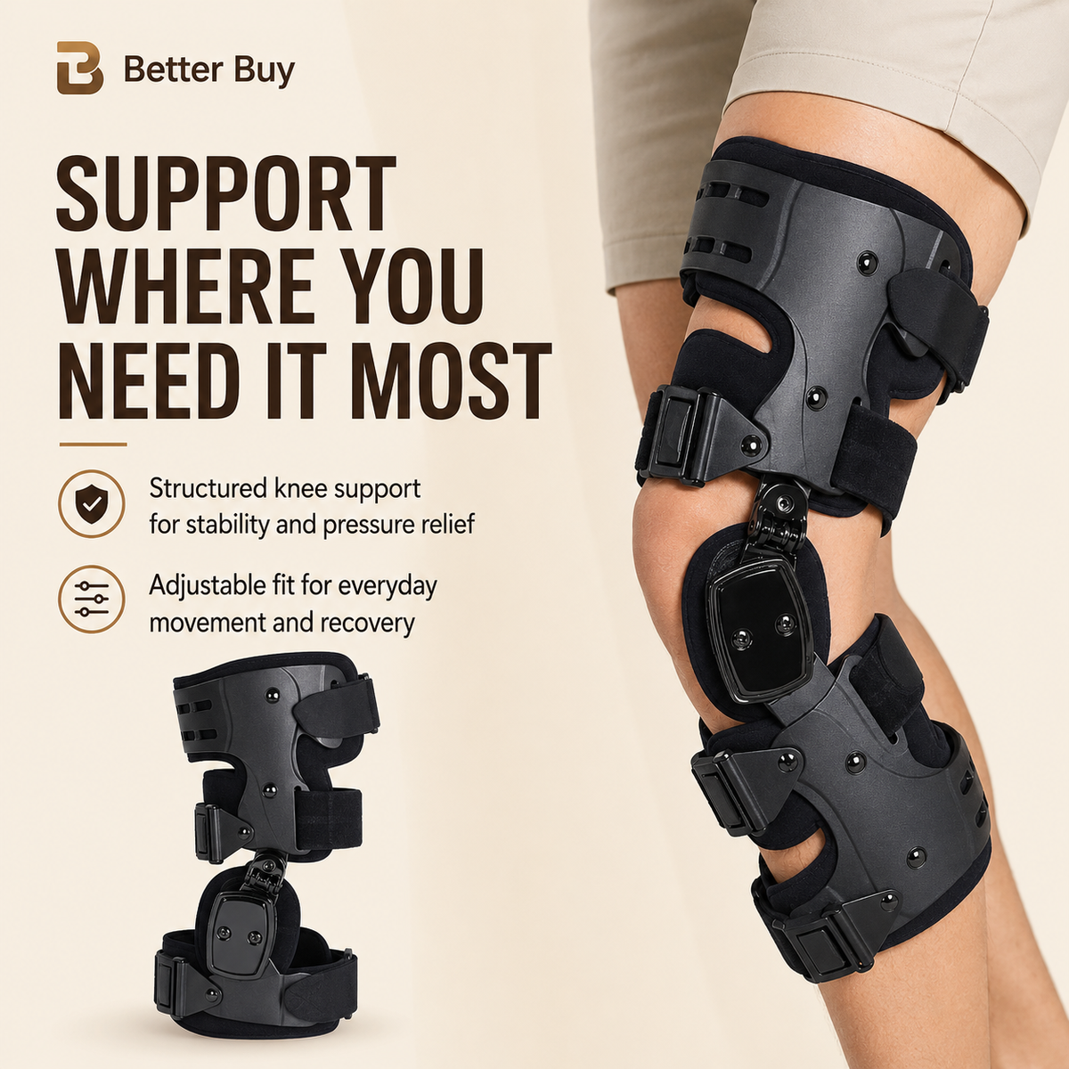 Advanced Motion-Relief Knee Brace