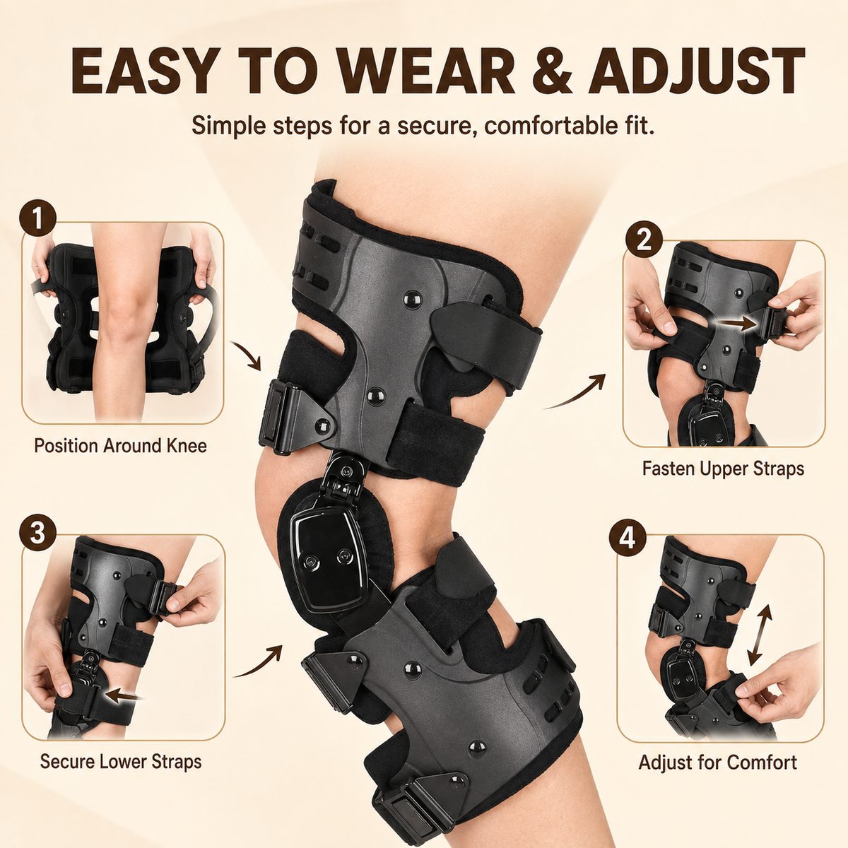 Advanced Motion-Relief Knee Brace