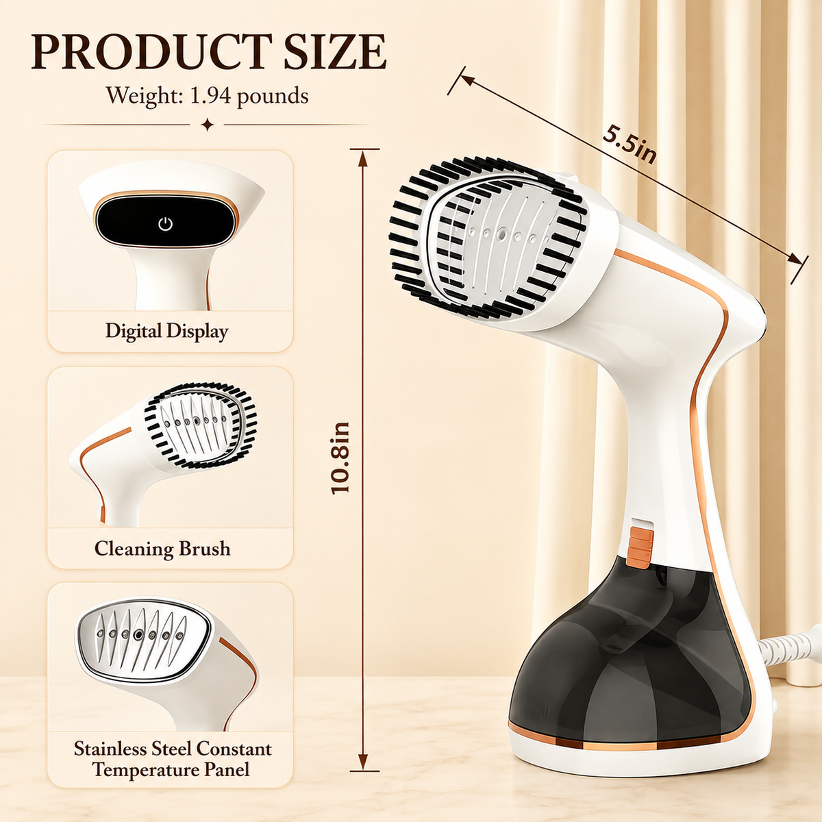 Premium Handheld Garment Steamer