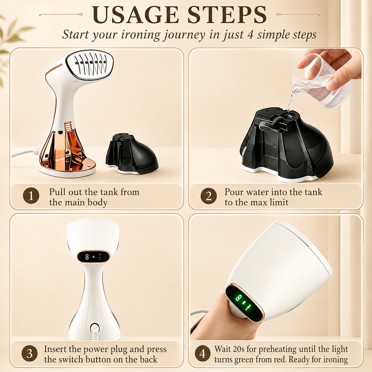 Premium Handheld Garment Steamer