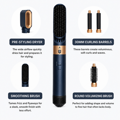 BetterAir 5-in-1 Hair Styler Pro – Curl, Dry, Straighten & Volumize
