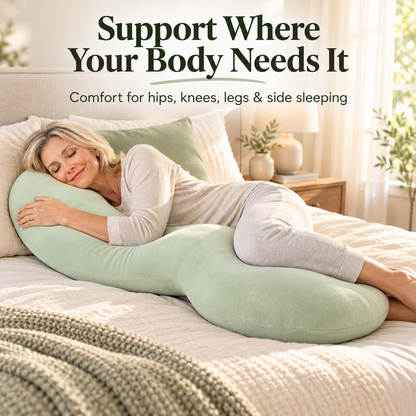 Hip-Align Side Sleeper Support Pillow